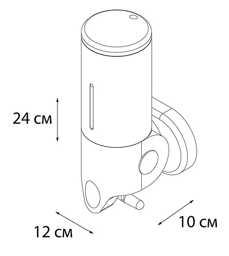 Дозатор для жидкого мыла Fixsen Hotel FX-31012A