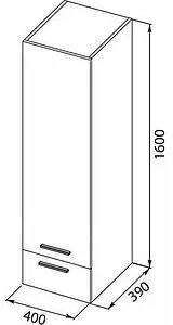 Шкаф-пенал подвесной Aquanet Верона 40 L белый 00188334 Шкаф-пенал подвесной Aquanet Верона 40 L белый 00188334, 2