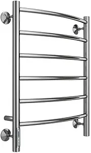 Полотенцесушитель электрический лесенка Terminus Классик П6 500х650 левый электро quick touch полированная сталь 4670078531339, 1