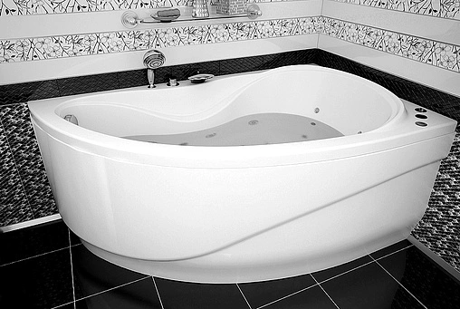 Ванна акриловая Aquanet Maldiva 150x90 R 00204002