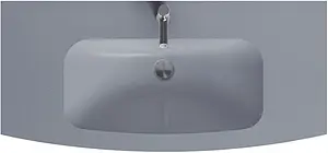 Раковина Jacob Delafon Nova 100 серый матовый EB1885RU-DE4 Раковина Jacob Delafon Nova 100 серый матовый EB1885RU-DE4, 1