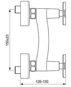 Смеситель для душа Vidima Art хром BA327AA Смеситель для душа Vidima Art хром BA327AA, 3
