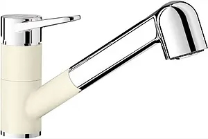 Смеситель для кухни с выдвижным изливом Blanco Blancowega-S II жасмин/хром 526422 Смеситель для кухни с выдвижным изливом Blanco Blancowega-S II жасмин/хром 526422, 1