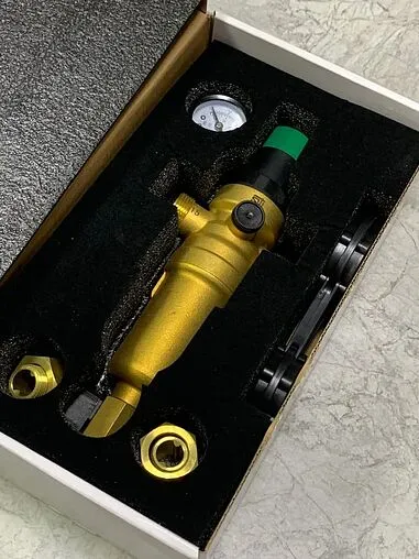 Фильтр тонкой очистки воды с редуктором давления ¾&quot;н x ¾&quot;н STI С-01 01.07.ФРС0134