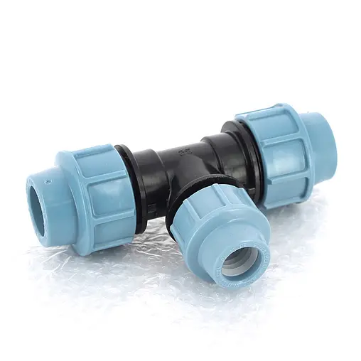 Тройник компрессионный редукционный 25мм x 20мм x 25мм Unidelta 1013025020