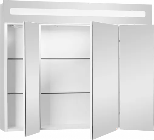 Шкаф-зеркало Домино Аврора 80 белый DV8009HZ