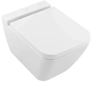 Унитаз подвесной безободковый Villeroy&Boch Finion CeramicPlus белый 4664R0R1, 1