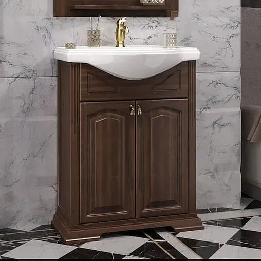 Тумба-умывальник напольная Opadiris Риспекто 65 орех антикварный 00-00005814+4640021061268