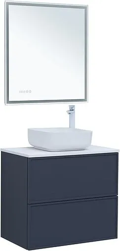 Тумба-умывальник Aquanet Арт 75 маренго 00313265+00318925