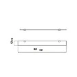 Полка Aquaton Ария хром 1A144603AA010