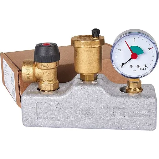 Группа безопасности котла до 50 кВт 1" 3 бар Stout SVS-0040-055032 Группа безопасности котла до 50 кВт 1" 3 бар Stout SVS-0040-055032