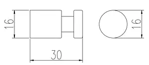 Крючок Rav Slezak Colorado хром COA0103/30 Крючок Rav Slezak Colorado хром COA0103/30, 2