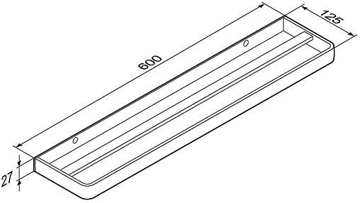 Полотенцедержатель Damixa Jupiter чёрный матовый/алюминий DA77336400