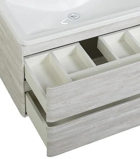 Тумба-умывальник подвесная BelBagno ALBANO 80 Rovere Vintage Bianco ALBANO-800-2C-SO-RVB+