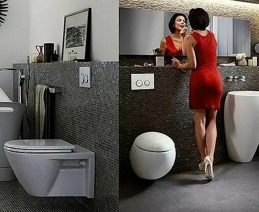 Клавиша смыва для унитаза Geberit Sigma 20 115.882.KN.1 кнопки/хром матовый, кольца/хром глянцевый