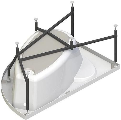 Ванна акриловая Radomir Варна 165х105 R 2-01-0-2-1-234