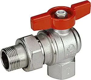 Кран шаровый с американкой угловой 1&quot;в x 1&quot;н Giacomini R789X007, 4