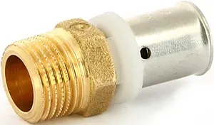 Муфта пресс переходная 26мм x 1"н Uni-fitt 702G8400 Муфта пресс переходная 26мм x 1"н Uni-fitt 702G8400, 1