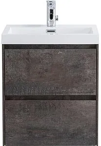 Тумба-умывальник подвесная BelBagno PIETRA MINI 50 Stone PIETRA MINI-500-2C-SO-PT+BB-500-PM-LVB Тумба-умывальник подвесная BelBagno PIETRA MINI 50 Stone PIETRA MINI-500-2C-SO-PT+BB-500-PM-LVB, 1
