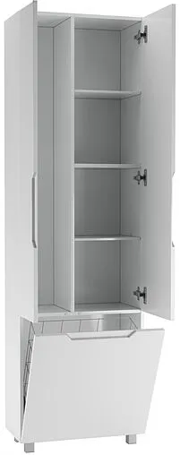 Шкаф-пенал напольный Домино Optima 60 белый DO1908P