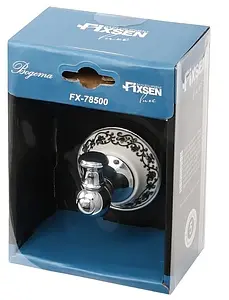 Крючок Fixsen Bogema хром/белый с рисунком FX-78505 Крючок Fixsen Bogema хром/белый с рисунком FX-78505, 2