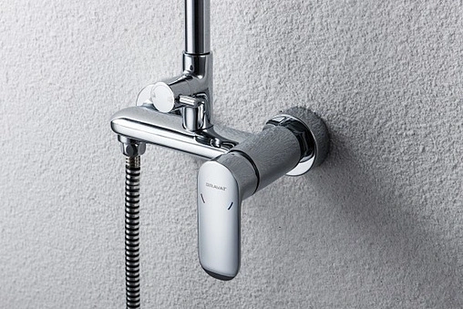 Душевая система со смесителем для душа Bravat Opal хром F9125183CP-A4-RUS