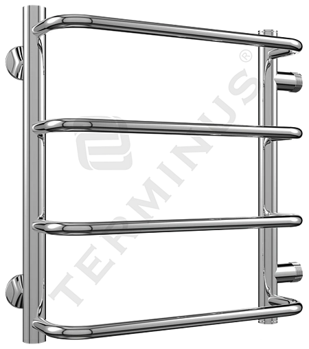 Полотенцесушитель водяной лесенка Terminus Стандарт П4 400х496 б/п 320 полированная сталь 4670030725271