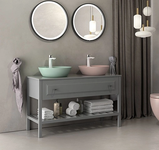 Раковина ISVEA SistemaY Soft 45 лососевый 10SY65045SV-2S