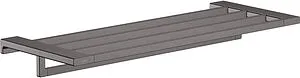 Полка для полотенец Hansgrohe AddStoris шлифованный чёрный хром 41751340, 1