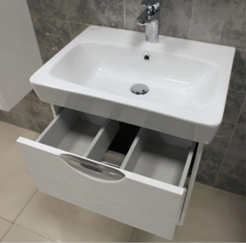 Тумба под умывальник Aquaton Сильва 60 дуб макиато 1A211801SIW50