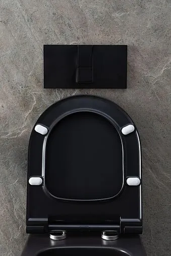 Унитаз подвесной безободковый Allen Brau Priority черный матовый 4.31001.31