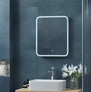 Зеркало с подсветкой Continent Bruno Led 80x60 белый ЗЛП163, 4