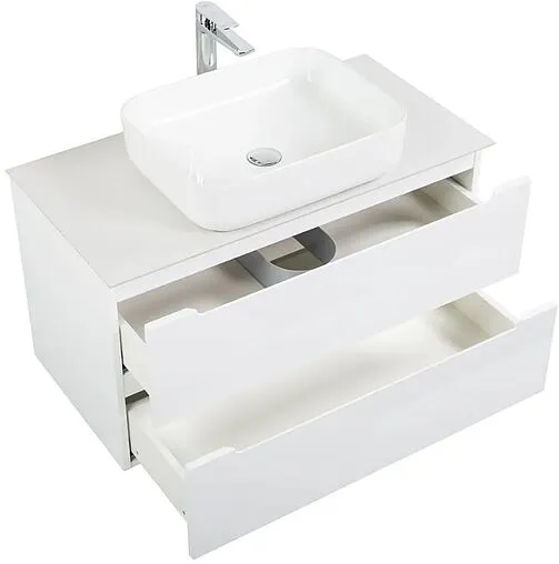 Тумба-умывальник подвесная BelBagno ETNA 90 Bianco Opaco ETNA-900-2C-SO-BO-P+