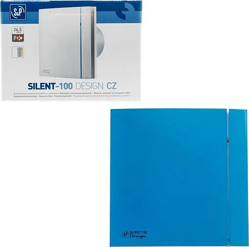 Вентилятор вытяжной Soler &amp; Palau SILENT-100 CZ BLUE DESIGN 4C