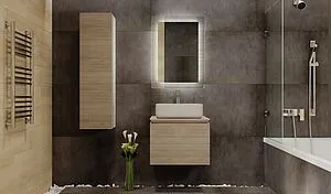 Зеркало с подсветкой Jorno Karat 60 белый Kar.02.60/P/W Зеркало с подсветкой Jorno Karat 60 белый Kar.02.60/P/W, 4