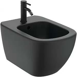 Биде подвесное Ideal Standard Tesi Silk Black черный матовый T3552V3 Биде подвесное Ideal Standard Tesi Silk Black черный матовый T3552V3, 4