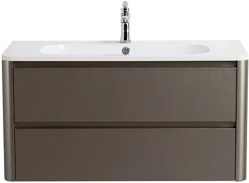 Тумба-умывальник подвесная Cezares Relax 80 сатин RELAX-800-2C-SO-SAT-P+CZR-800/480-LV-MR-NV