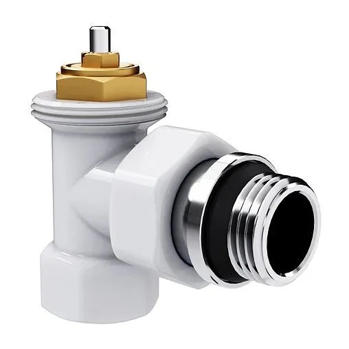 Комплект вентилей терморегулирующих угловых ½" в/н Royal Thermo Design белый RATVDU11212WH Комплект вентилей терморегулирующих угловых ½" в/н Royal Thermo Design белый RATVDU11212WH