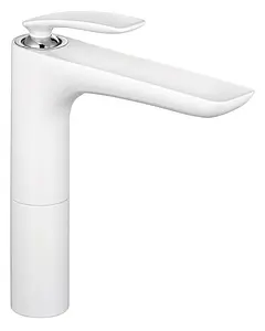 Смеситель для раковины Kludi Balance белый/хром 522969175 Смеситель для раковины Kludi Balance белый/хром 522969175, 1