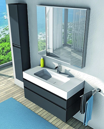 Шкаф Aquaton Ричмонд 30 R чёрный 1A145503RD95P