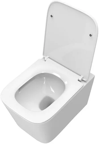 Унитаз подвесной безободковый BelBagno Due Tornado белый BB5171CH-TOR/SC