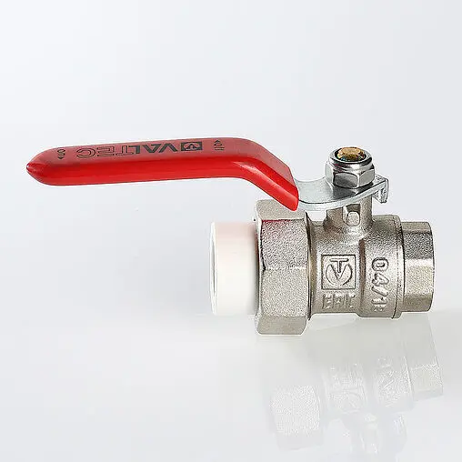 Кран шаровый с переходом на пп трубу 32мм x 1&quot;в Valtec VTp.742.0.03206