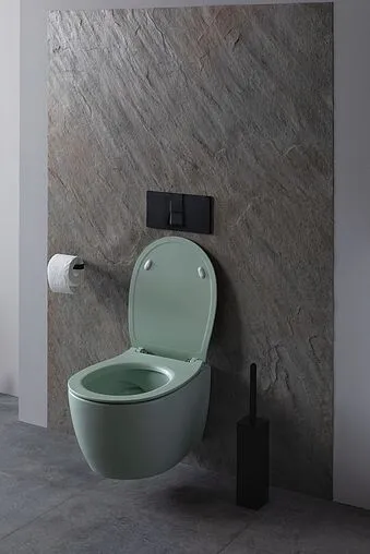 Унитаз подвесной безободковый Allen Brau Fantasy мятный 4.11004.MT