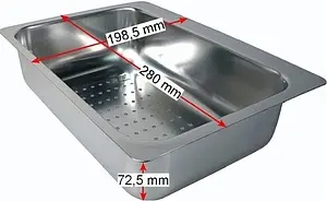 Коландер Blanco нержавеющая сталь 217796 Коландер Blanco нержавеющая сталь 217796, 2