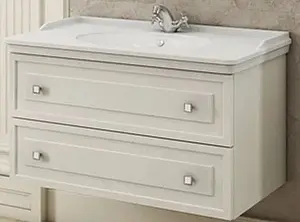 Тумба-умывальник подвесная Comforty Феррара 100 белый 00004148009CF Тумба-умывальник подвесная Comforty Феррара 100 белый 00004148009CF, 1