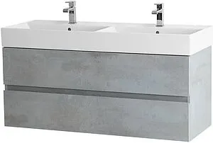 Тумба под умывальник подвесная Cezares Molveno 46 120 Beton MOLVENO 46-120-2C-SO-BET Тумба под умывальник подвесная Cezares Molveno 46 120 Beton MOLVENO 46-120-2C-SO-BET, 3
