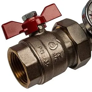 Группа коллекторная без расходомеров 6 отводов 1&quot;в/в x ¾&quot;ек Stout SMB 0468 000006, 5