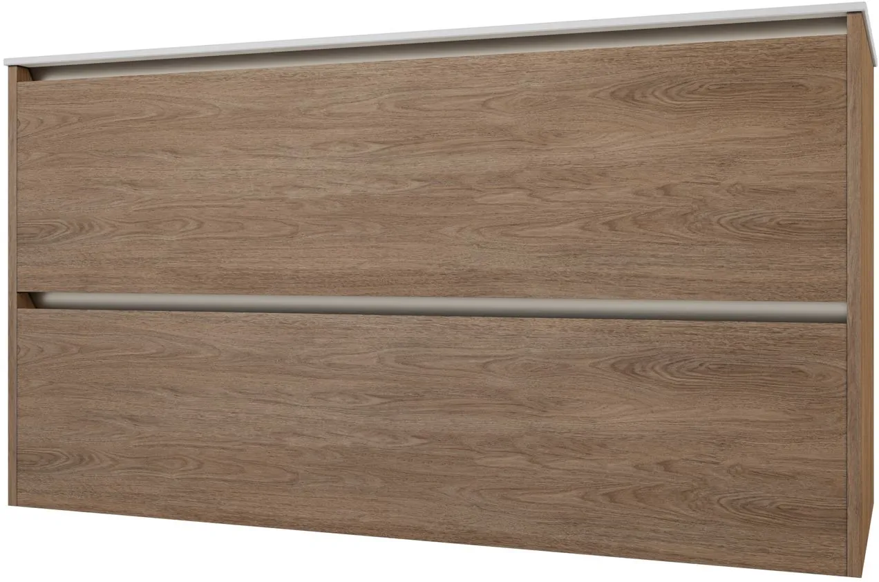 Тумба под умывальник подвесная Allen Brau Activity 120 дуб/олива браш 1.34015.NO