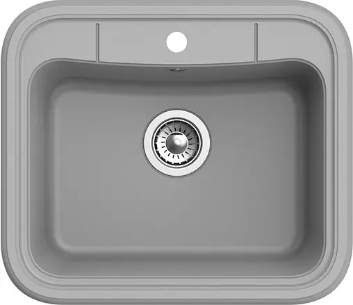 Мойка кухонная Ewigstein Antik A-60 серый металлик