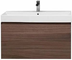 Тумба-умывальник подвесная Aquanet Нью-Йорк 100 орех 00203949+ Тумба-умывальник подвесная Aquanet Нью-Йорк 100 орех 00203949+, 5